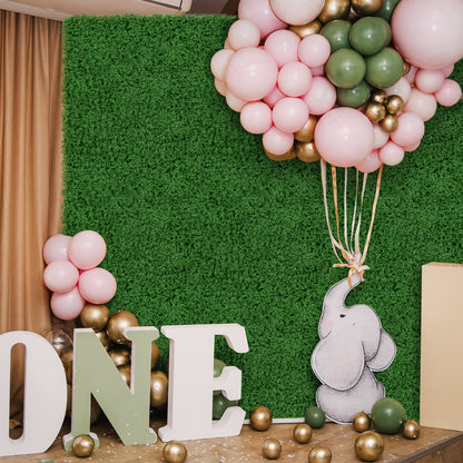 12 Artificial Grass Wall Panels, 20 x 20 Inches, Green Faux Plants at Gallery Canada