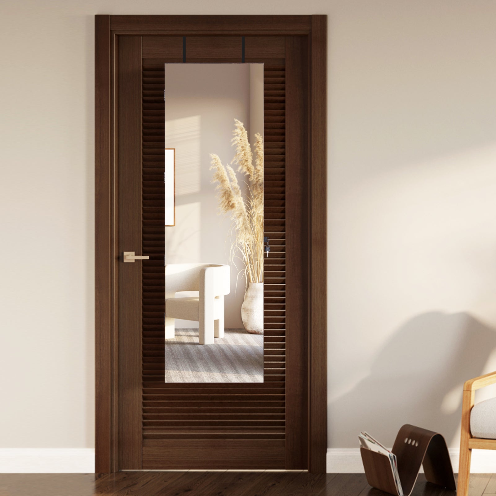 Multipurpose Storage Cabinet, 4 Drawers, Rustic Brown Jewelry Armoires at Gallery Canada