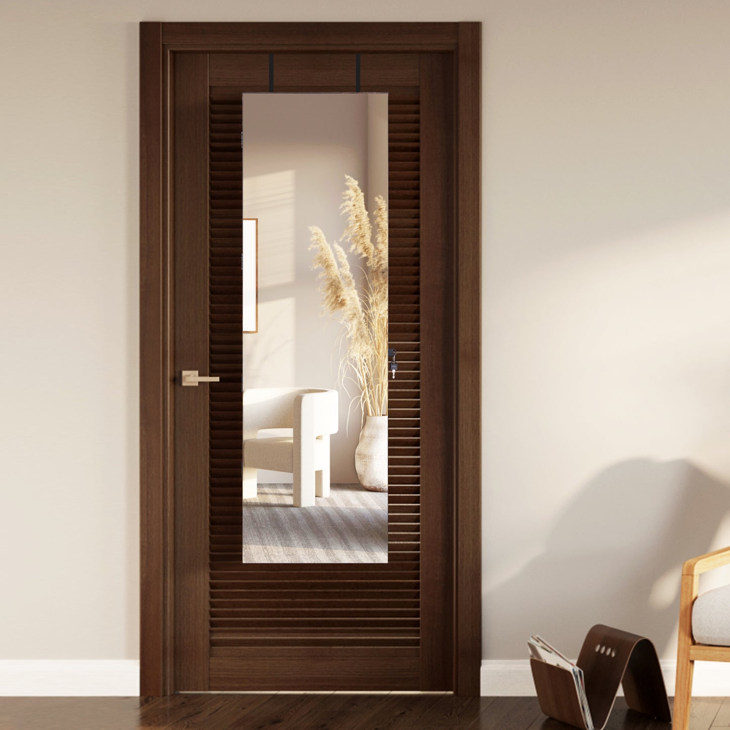 Multipurpose Storage Cabinet, 4 Drawers, Rustic Brown Jewelry Armoires at Gallery Canada