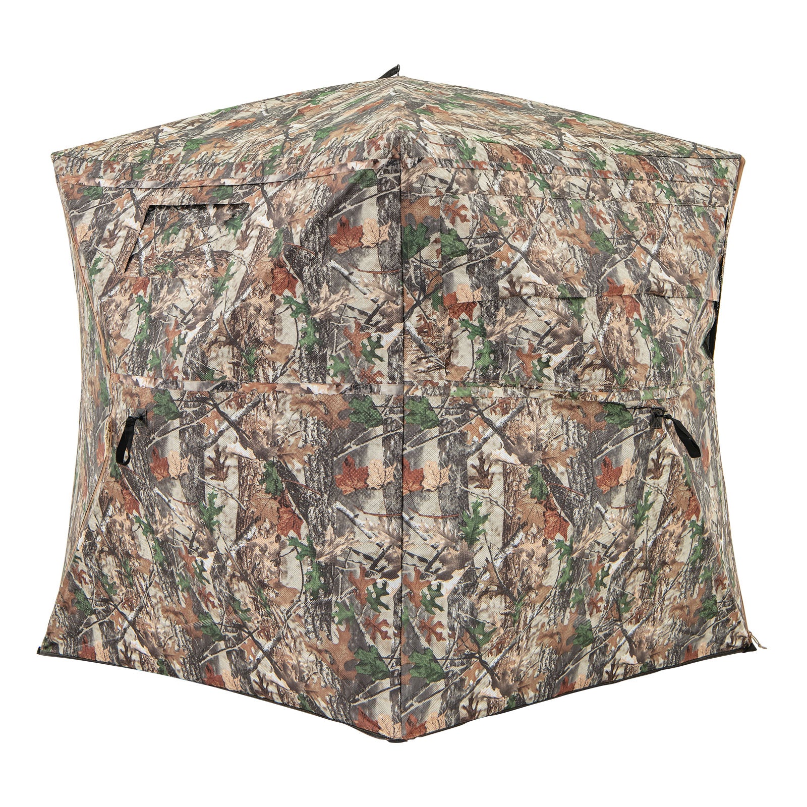 360° One Way See Through Hunting Blind Ground Blind with Portable Carrying Bag, Camouflage Tents at Gallery Canada