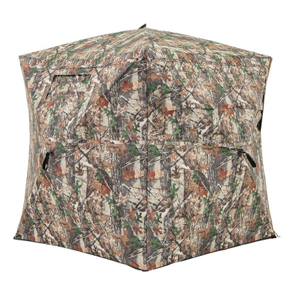 360° See Through Hunting Blind, Portable Carrying Bag, Camouflage Tents at Gallery Canada