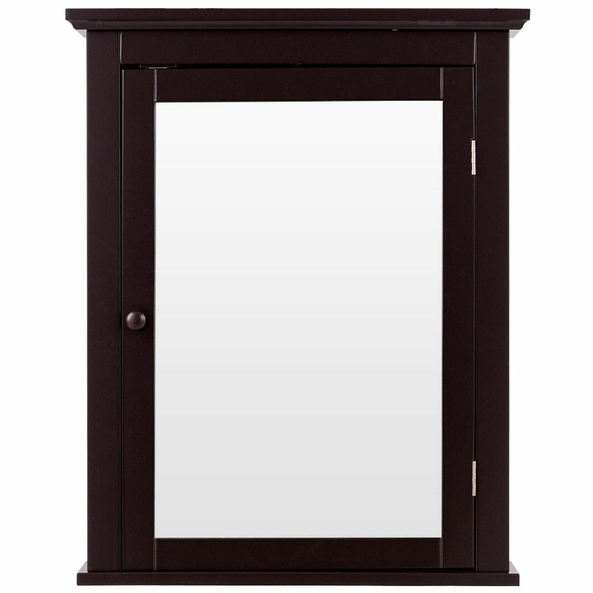 Bathroom Wall Mounted Storage Mirror Medicine Cabinet, Brown Wall Cabinets at Gallery Canada