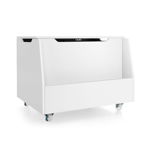 Wooden Mobile Toy Storage Organizer, White Kids Storage White at Gallery Canada