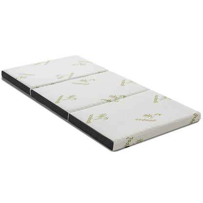 3 Inch Tri-Fold Memory Foam Mattress Topper, Portable With Bag, Small Mattresses Small Size at Gallery Canada