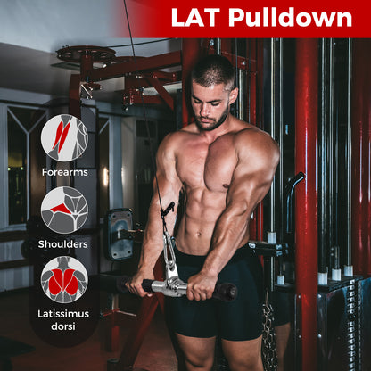 4-Piece Cable Machine Attachment Set for Home Gym Weights Accessories at Gallery Canada