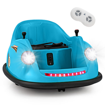 12V Electric Kids Ride on Bumper Car Battery Powered Bumping Car with Remote Control, Blue Powered Ride On Toys at Gallery Canada