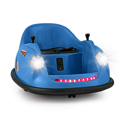 12V Electric Kids Ride On Bumper Car, Remote Control, Navy Powered Ride On Toys Navy at Gallery Canada