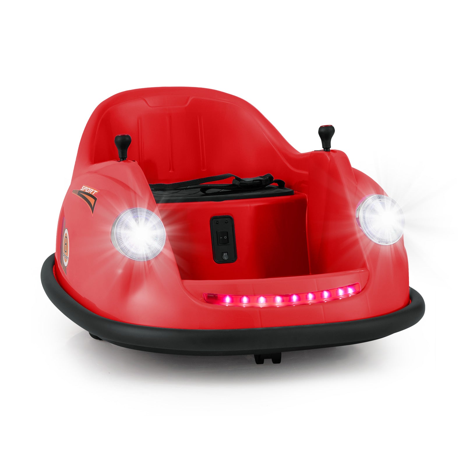 12V Electric Kids Ride on Bumper Car Battery Powered Bumping Car with Remote Control, Red Powered Ride On Toys Red at Gallery Canada