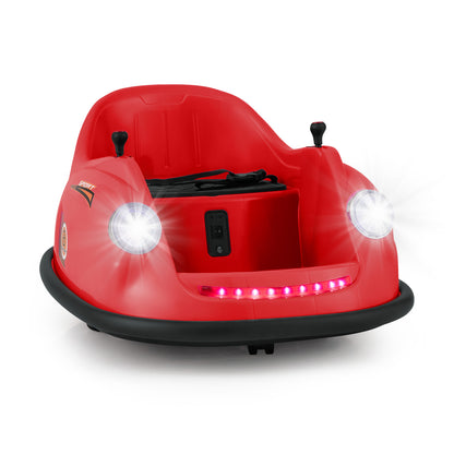 12V Electric Kids Ride on Bumper Car Battery Powered Bumping Car with Remote Control, Red Powered Ride On Toys Red at Gallery Canada