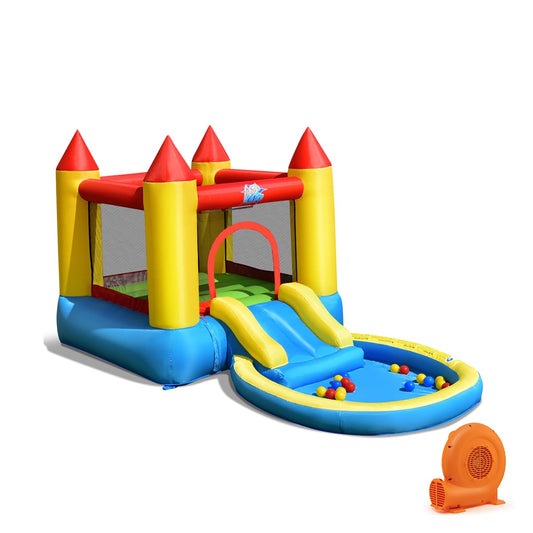 Inflatable Kids Slide Bounce House, 550w Blower Bounce House Options at Gallery Canada