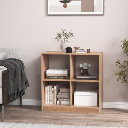 4-Cube Kids Bookcase with Open Shelves, Natural Bookcases at Gallery Canada
