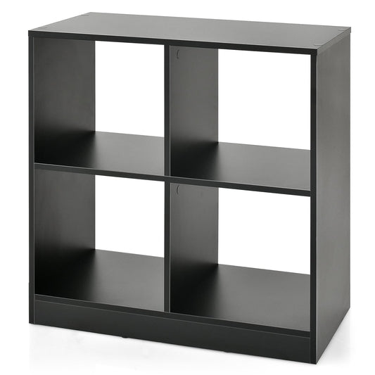 4-Cube Kids Bookcase, Open Shelves, Black Bookcases Black at Gallery Canada