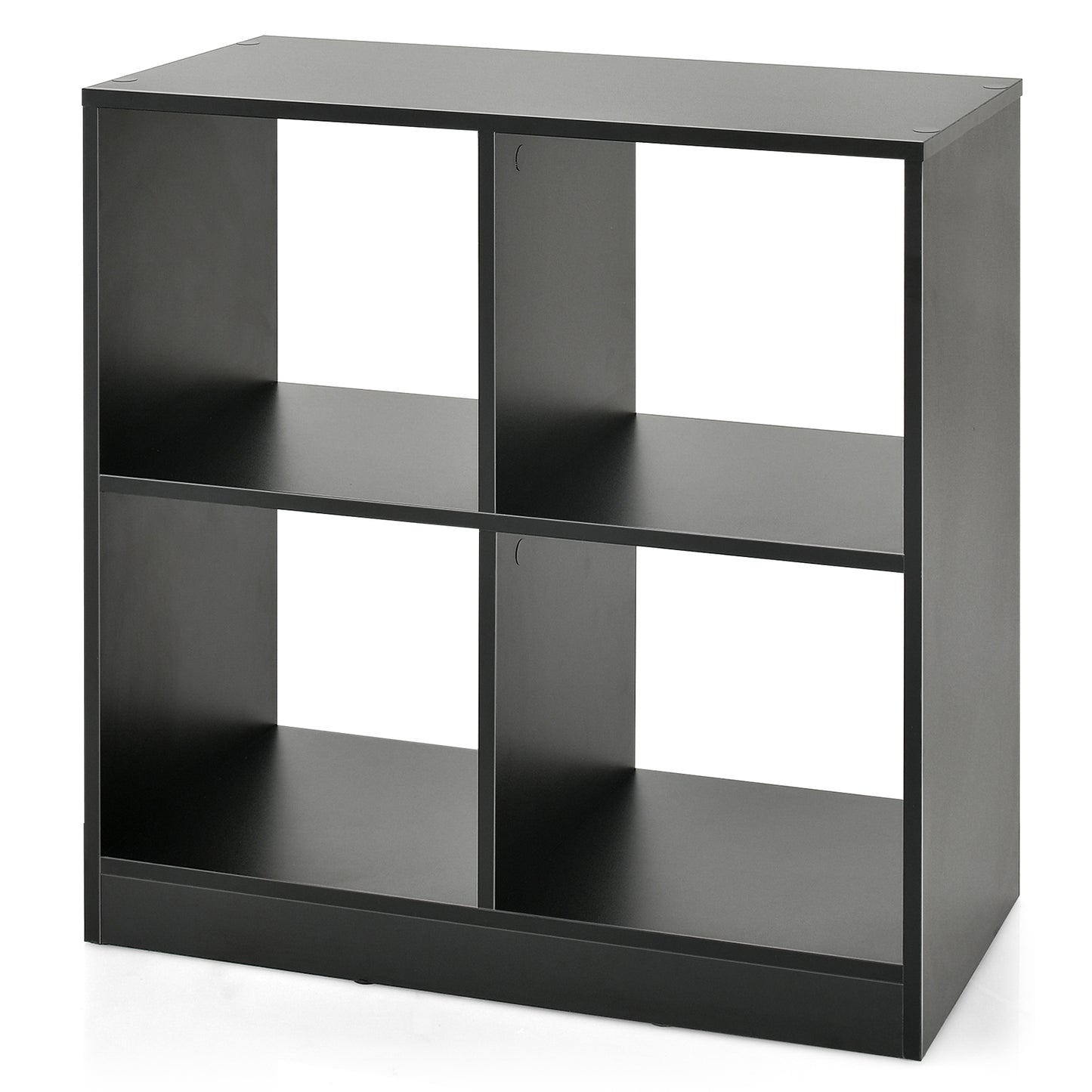 4-Cube Kids Bookcase with Open Shelves, Black Bookcases Black at Gallery Canada