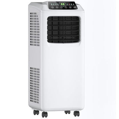 9000 BTU Portable Air Conditioner with Built-in Dehumidifier and Remote Control, Black & White Portable Air Conditioners at Gallery Canada