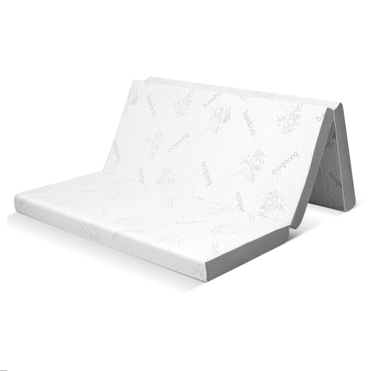 4 Inch Tri-Fold Cooling Gel Memory Foam Mattress, Full Size Mattresses Options at Gallery Canada