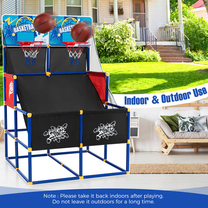 Kids Arcade Basketball Game Set with 4 Basketballs and Ball Pump, Multicolor Toy Sports at Gallery Canada