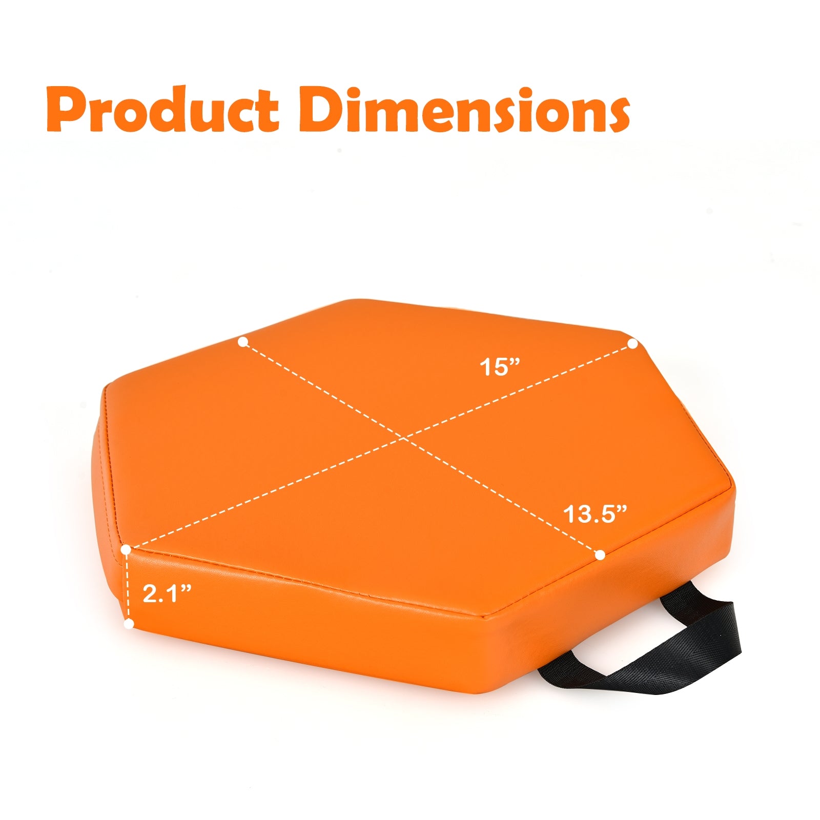 6 Pieces Multifunctional Hexagon Toddler Floor Cushions Classroom Seating with Handles, Multicolor Kids Chairs & Seating at Gallery Canada