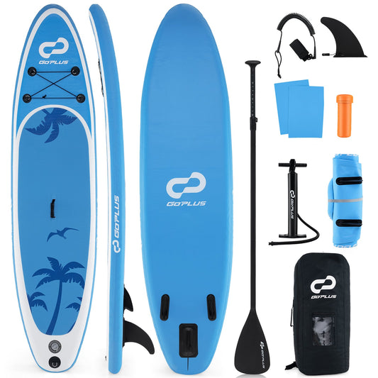 Inflatable Stand Up Paddle Board, L, Premium SUP Accessories, Blue Surfing Blue at Gallery Canada