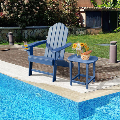 Outdoor Adirondack Chair With Built-In Cup Holder, Navy Adirondack Chairs at Gallery Canada