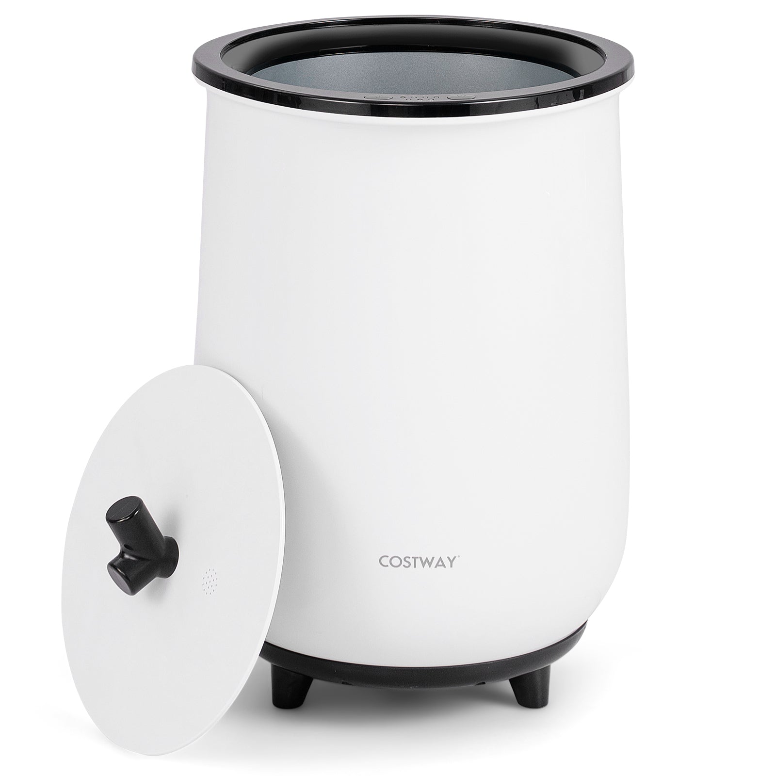 23L Large Luxury Bucket-Style Towel Warmer with Fragrant Disc Holder, Black Dryers at Gallery Canada