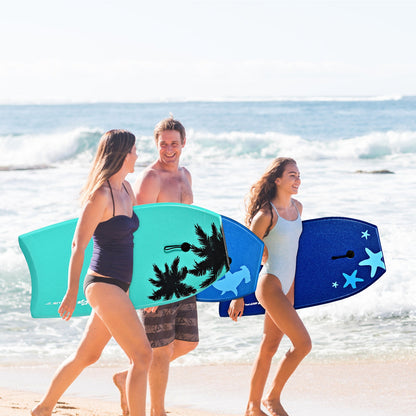 Lightweight Super Surfing Bodyboard, 33 Inch, Turquoise Surfing at Gallery Canada