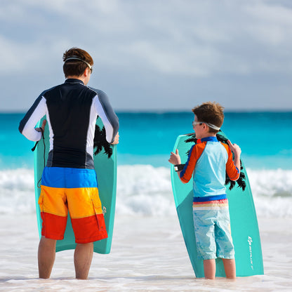 Lightweight Super Surfing Bodyboard, 33 Inch, Turquoise Surfing at Gallery Canada