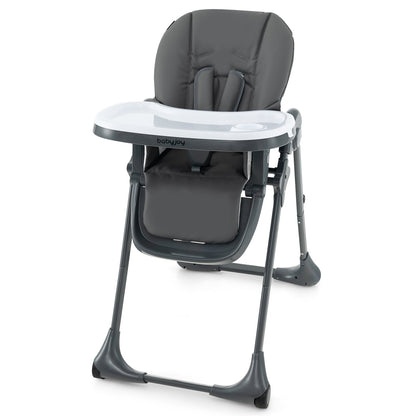 Convertible Baby High Chair, 3-In-1, 7 Heights, Double Tray, Dark Gray High Chairs Dark Gray at Gallery Canada