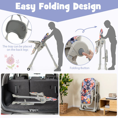 3-In-1 Convertible Baby High Chair, Purple High Chairs at Gallery Canada