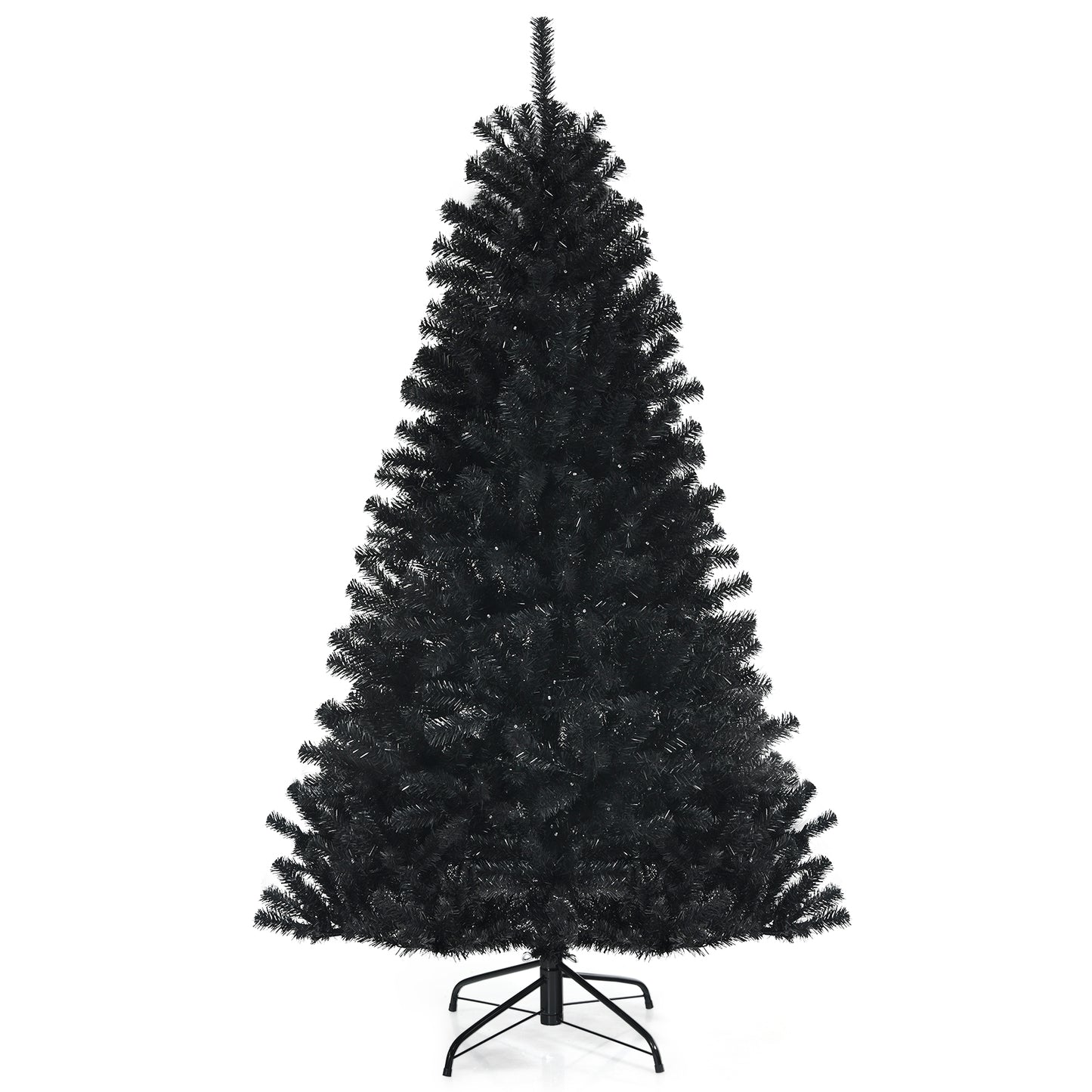 Black Artificial Christmas Halloween Tree with Purple LED Lights-6', Black Halloween at Gallery Canada