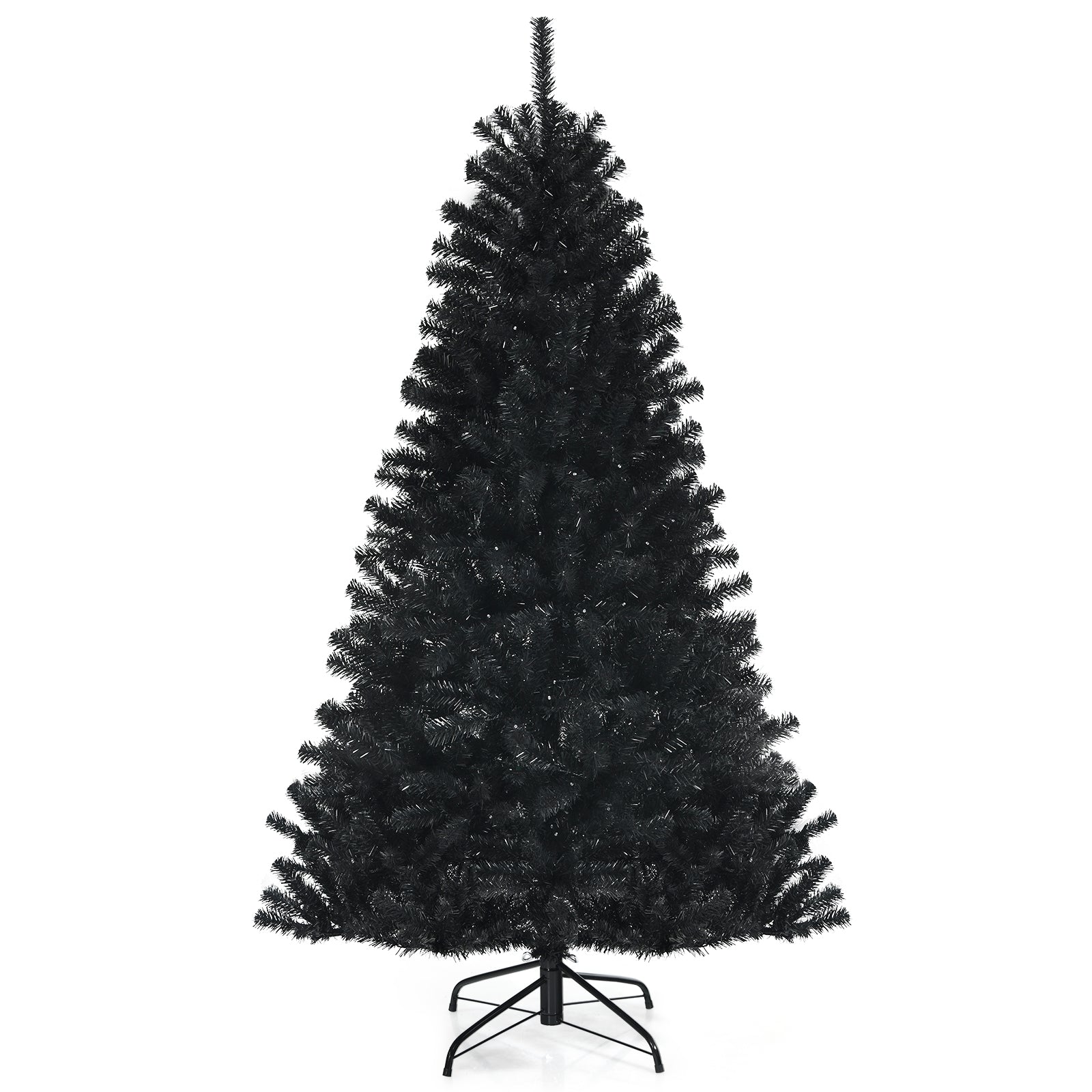 Black Artificial Christmas Halloween Tree with Purple LED Lights-6', Black Halloween at Gallery Canada