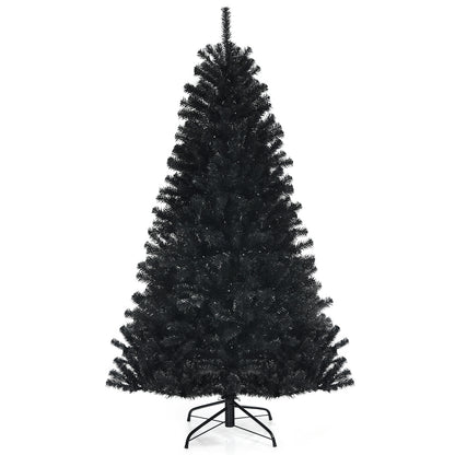Black Artificial Christmas Halloween Tree with Purple LED Lights-6', Black Halloween at Gallery Canada