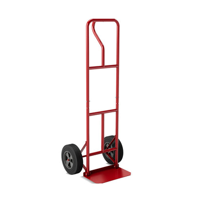 P-Handle Hand Truck with Foldable Load Plate for Warehouse Garage, Dark Gray Garages Dark Gray at Gallery Canada