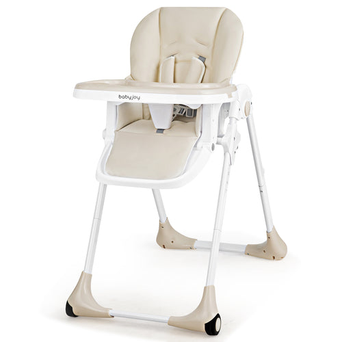 3-In-1 Convertible Baby High Chair, Beige