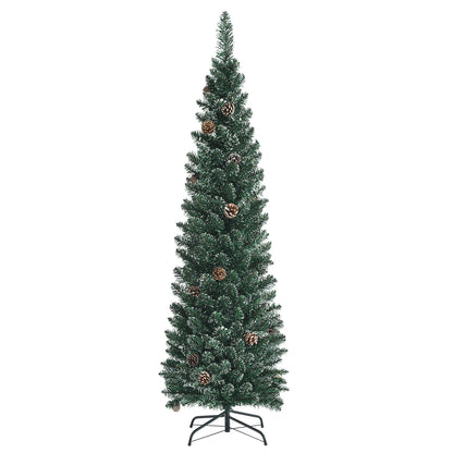 Artificial Pencil Christmas Tree With Pine Cones, 5 ft, Green Christmas Tree at Gallery Canada