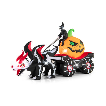 Halloween Inflatable LED Carriage With Pumpkin, Skeleton Dragon Halloween Options at Gallery Canada