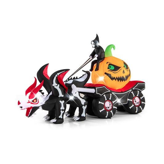 Halloween Inflatable LED Carriage With Pumpkin, Skeleton Dragon Halloween Options at Gallery Canada