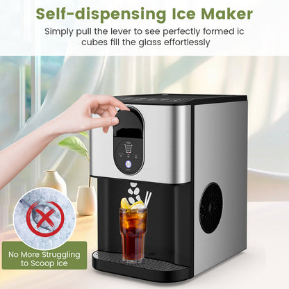 Countertop Nugget Ice Maker, Soft Chewable Pellet Ice, Silver Ice Makers at Gallery Canada