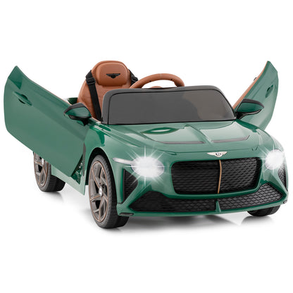 12V Kids Ride-On Car, Licensed Bentley Bacalar, Green Powered Ride On Toys Green at Gallery Canada