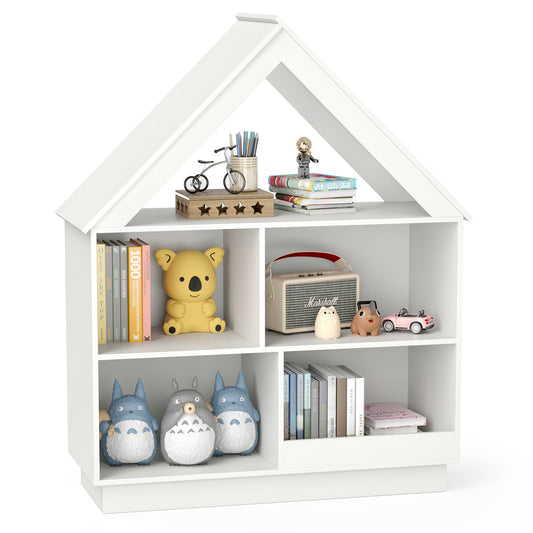 3-Tier House-Shaped Toy Storage Organizer, White Kids Storage White at Gallery Canada