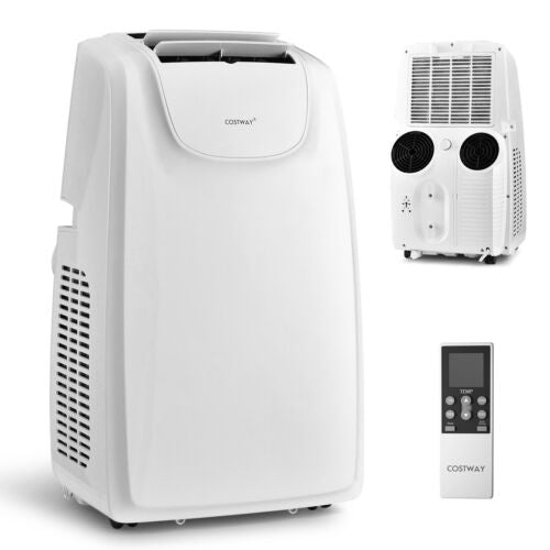 12000 BTU Dual Hose Portable Air Conditioner, White