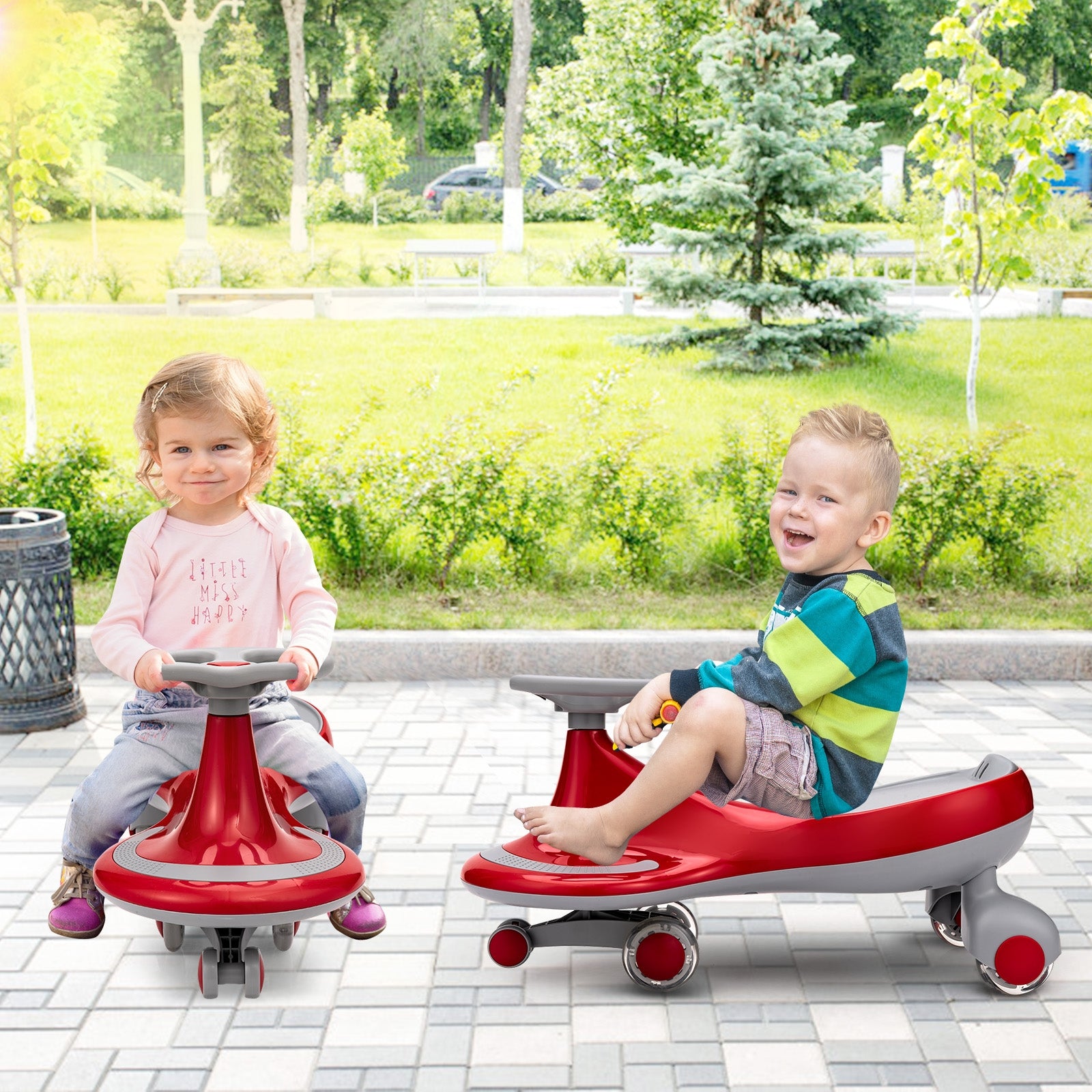 Wiggle Car Ride-On Toy, Red Push & Pedal Ride On Toys at Gallery Canada