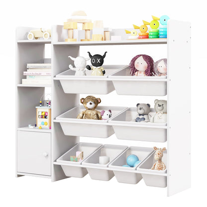 4-Tier Kids Toy Storage Organizer, White Kids Storage at Gallery Canada