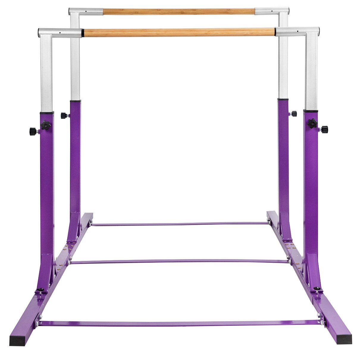 Kids Double Horizontal Bars Gymnastic Training Parallel Bars Adjustable, Purple Toy Sports at Gallery Canada