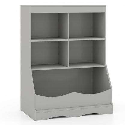 3-Tier Children's Bookcase Toy Storage Cabinet, Gray Kids Storage at Gallery Canada