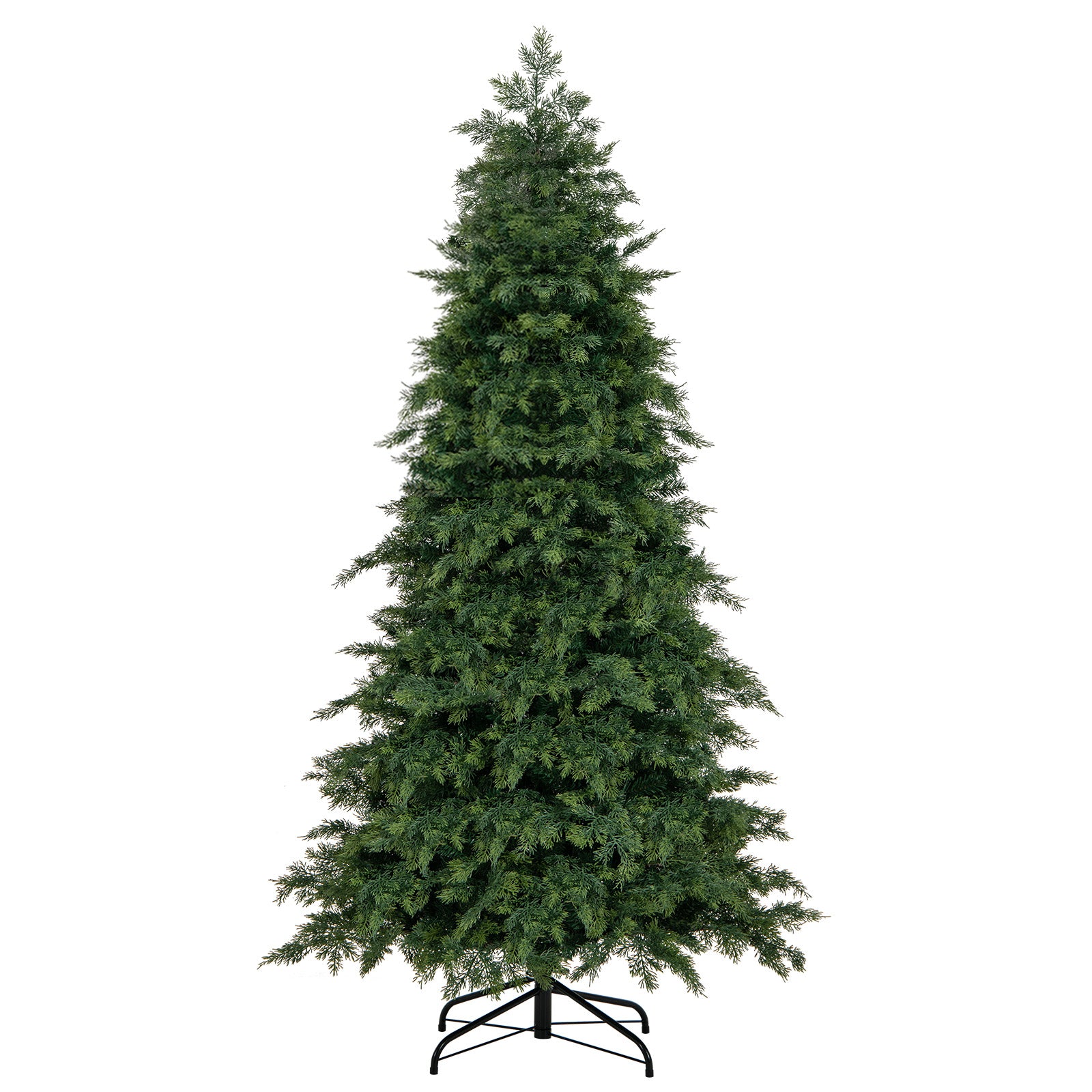 Artificial Christmas Tree Green Hinged Holiday Tree with 721/1019 Lush Branch Tips-6 ft, Green Christmas Tree at Gallery Canada
