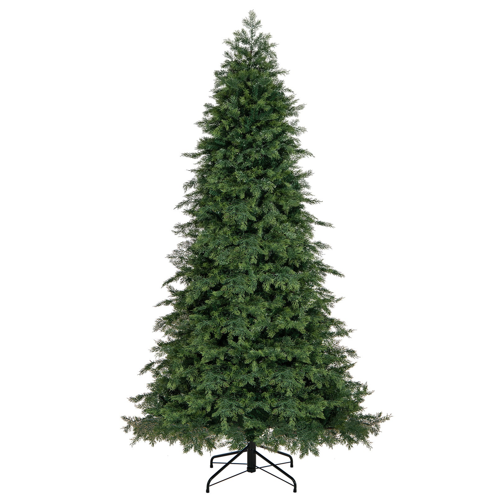 Artificial Christmas Tree Green Hinged Holiday Tree with 721/1019 Lush Branch Tips-7.5 ft, Green Christmas Tree Green at Gallery Canada