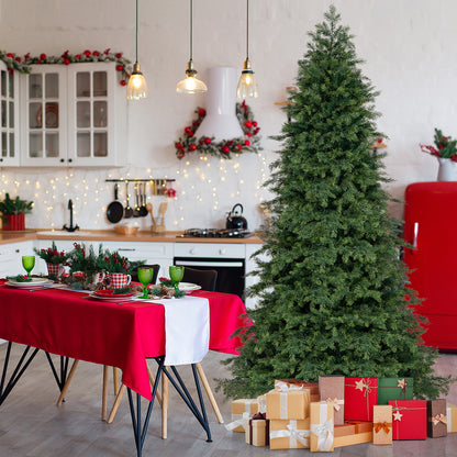 Artificial Christmas Tree Green Hinged Holiday Tree with 721/1019 Lush Branch Tips-7.5 ft, Green Christmas Tree at Gallery Canada