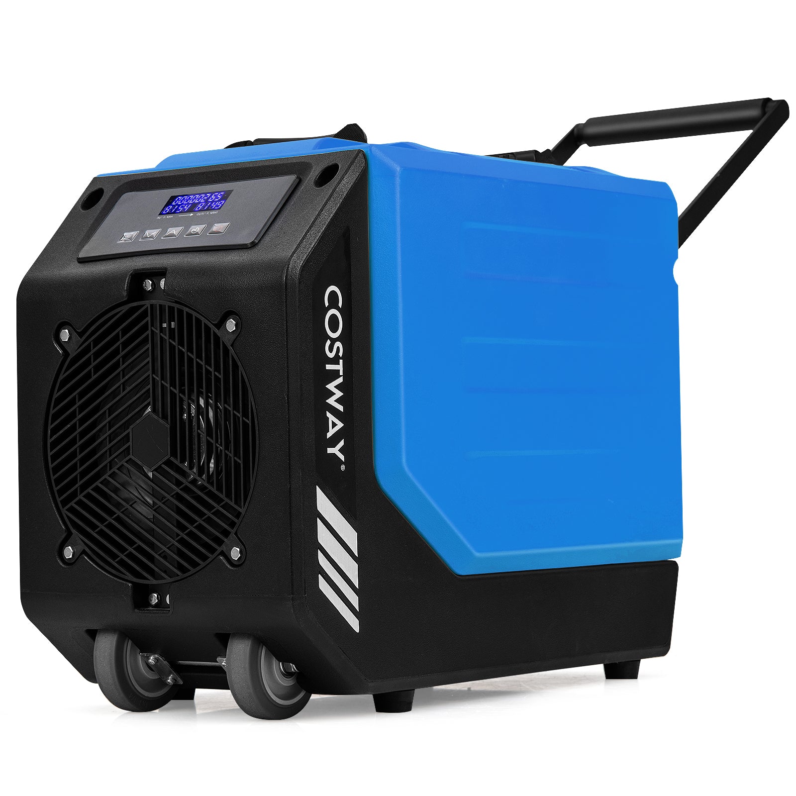190 PPD Commercial Dehumidifier with Pump and 2 Wheels, Blue Dehumidifiers at Gallery Canada