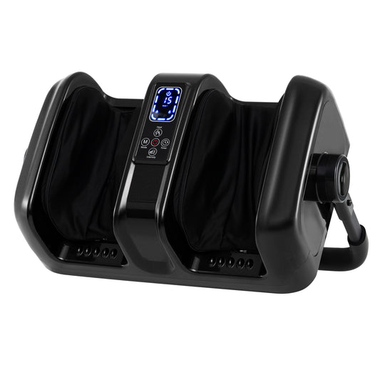 Foot And Calf Massager With Heat, Shiatsu Deep Kneading, Black