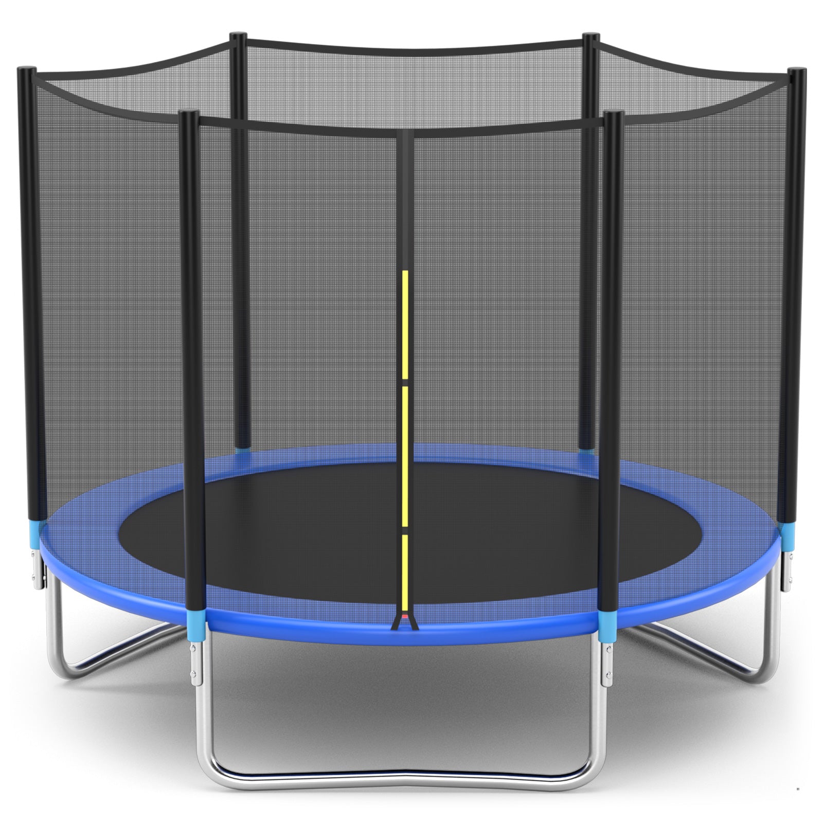 8 feet Safety Jumping Round Trampoline with Spring Safety Pad, Black Trampolines at Gallery Canada